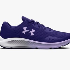 NWB Under Armour UA Charged Pursuit 3024889 Women's Purple Running Shoes